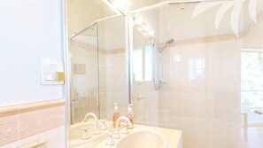 Shower, hair dryer