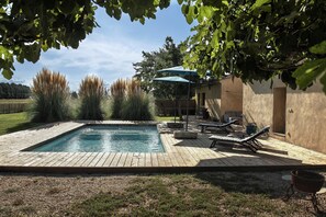屋外プール、温水プール