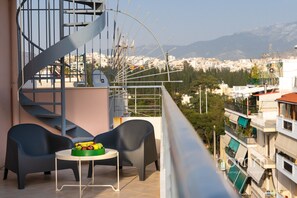 Apartment, 1 Bedroom | Balcony view - Magnificent 76m² homm Penthouse 6th, Acropolis View (Athens)