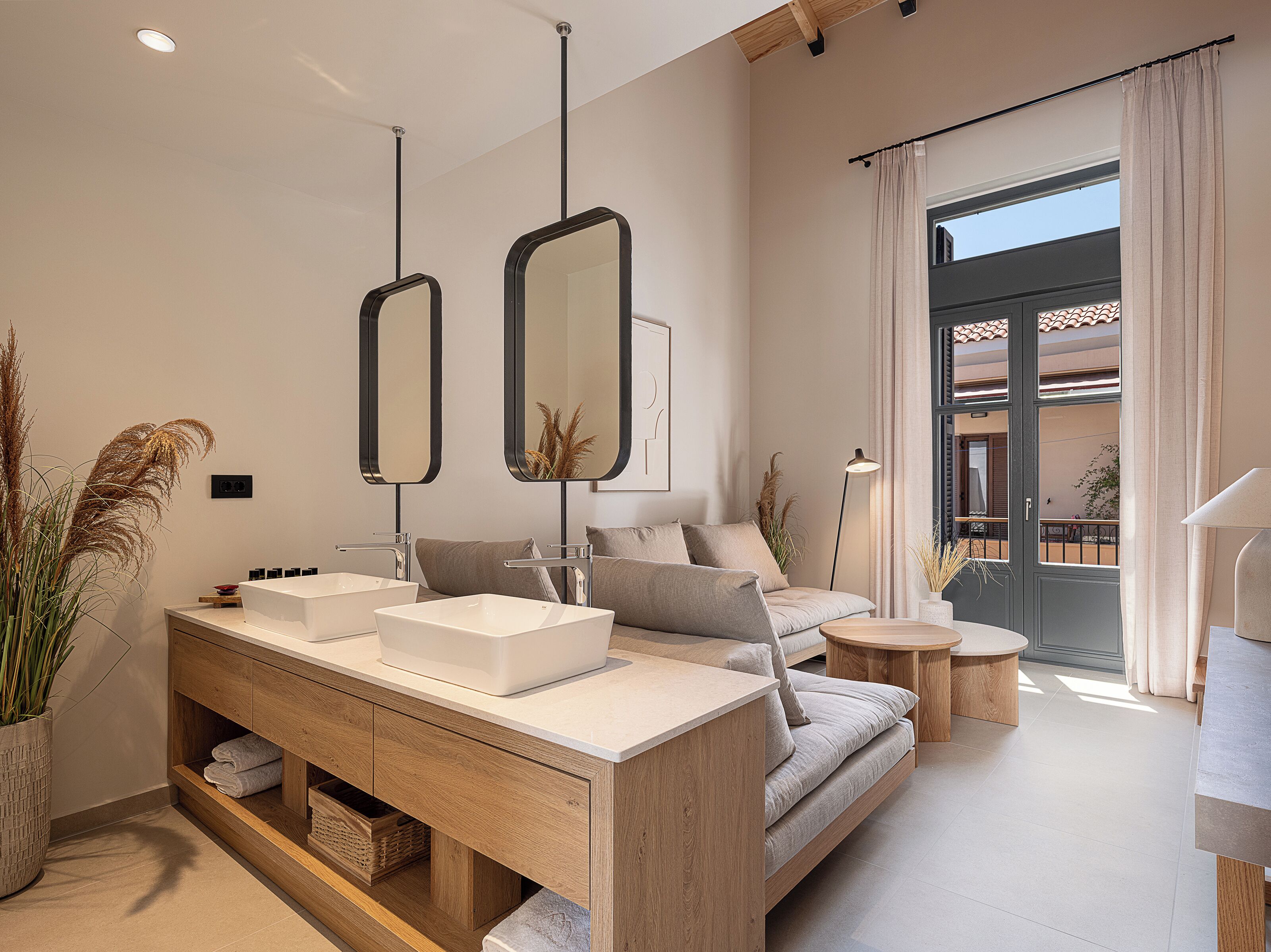 Deluxe Loft | Living area | 55-inch flat-screen TV with cable channels, Netflix, streaming services