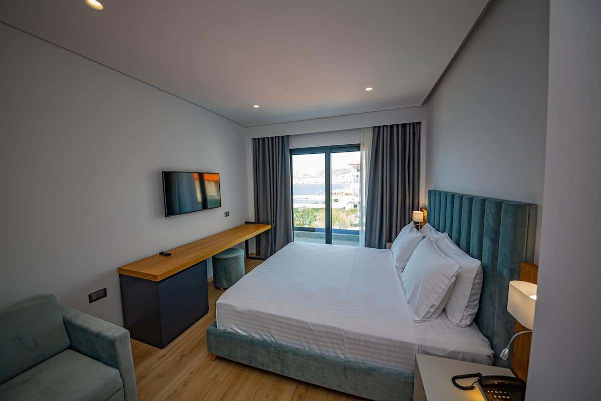 Deluxe-Doppelzimmer, eingeschränkter Meerblick
