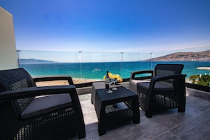 Quarto casal luxo | Terraço/pátio