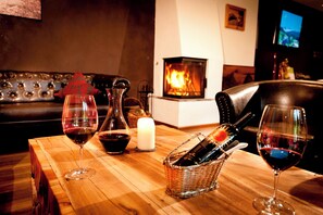 Fireplace - Hotel Birkenhöhe (Mittelberg)