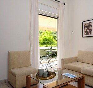 Appartement, 1 chambre | Coin séjour