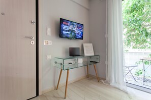 Apartment, 1 Bedroom | 1 bedroom, laptop workspace, iron/ironing board, free WiFi - 56m² homm Koukaki Modern Apartment Ag. Nikolaou st (Athens)