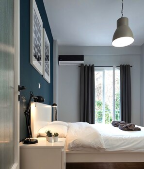 Apartamento, 2 habitaciones | 2 dormitorios y espacio para trabajar con un portátil