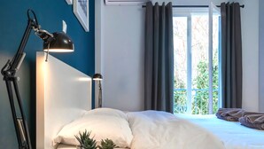Apartament, 2 dormitoris | 2 dormitoris i espai de treball apte per a portàtils 