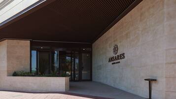 Voorkant van accommodatie