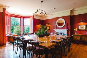 Dining - Dorset Rural Country Retreat, 6 Acres, Hot Tub, Sleeps 20,  near Jurassic Coast (Winterborne Kingston)
