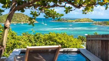 Exclusive Room, Hot Tub | Balcony view