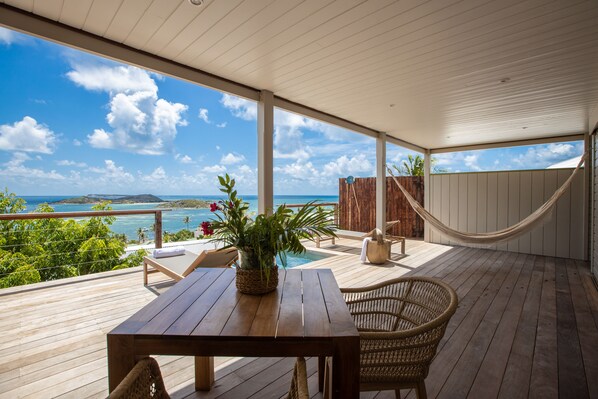 Exclusive-huone, poreamme | Terassi/patio