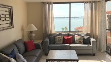 Una televisión, libros