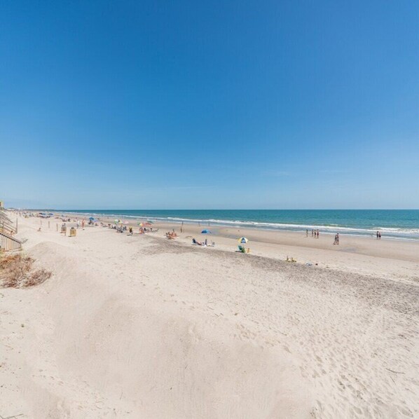 Aan het strand