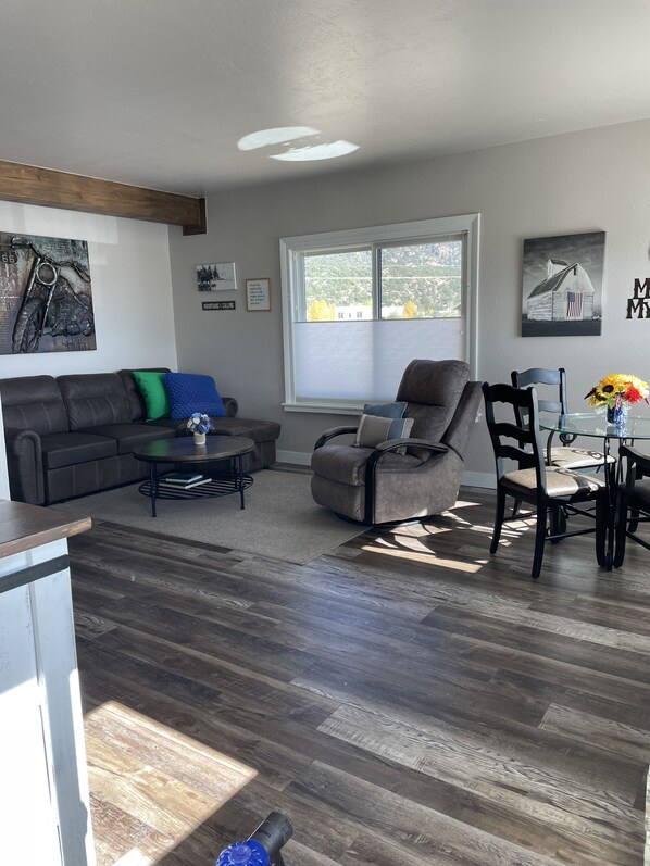 Smart TV, fireplace, books - 2 bm newly reno condo w/AMAZING Mt. view & 2 blks fr main st /Arkansas River (Buena Vista)