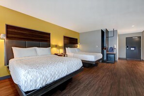 Room, 2 Queen Beds, Accessible (Roll-In Shower) | Free WiFi, bed sheets