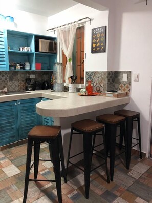 Apartment (Rosado) | Private kitchen - Villa Serafina (Playa del Carmen)