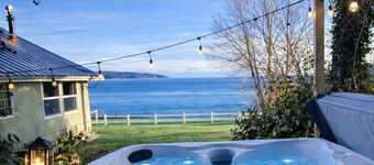 Beachfront Retreat with Hot Tub and Fire pit