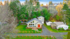 Exterior - Beachfront | Hot Tub | Dogs OK | Kayaks | Fire pit (Clinton)