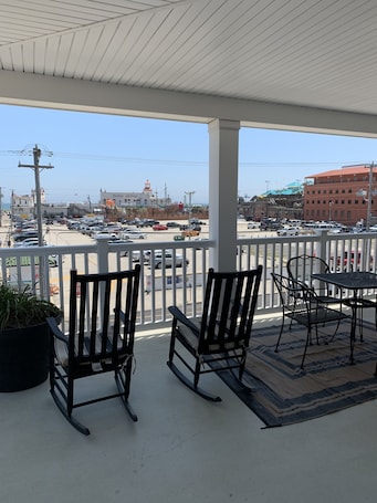 Basic Double Room Single Use, 2 Double Beds, Balcony, Partial Ocean View | Beach/ocean view