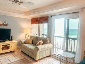 Smart TV, DVD player, books