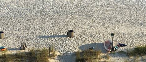 Am Strand, Strandtücher