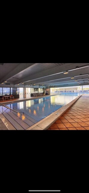Indoor pool, outdoor pool