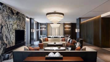 Premium bedding, down comforters, minibar, in-room safe