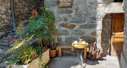 Medieval tower in a quaint old village