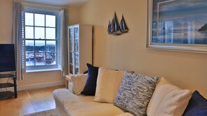 Apartment, Private Bathroom, Sea View | Interior - Harbourside Apartment (St Austell)