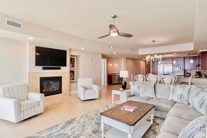 Smart TV, fireplace - Turquoise Place C1303 | Oversized, hot tub/grill on deck, huge slide for kids! (Orange Beach)