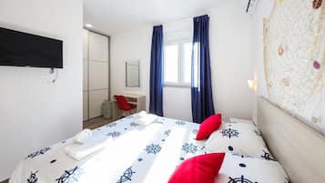 Apartment, 2 Schlafzimmer | Kostenloses WLAN, Bettwäsche