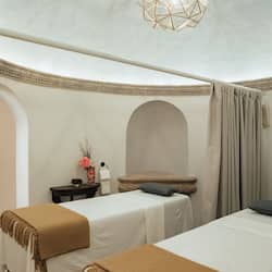 Steam room, body treatments, aromatherapy, hot stone massages