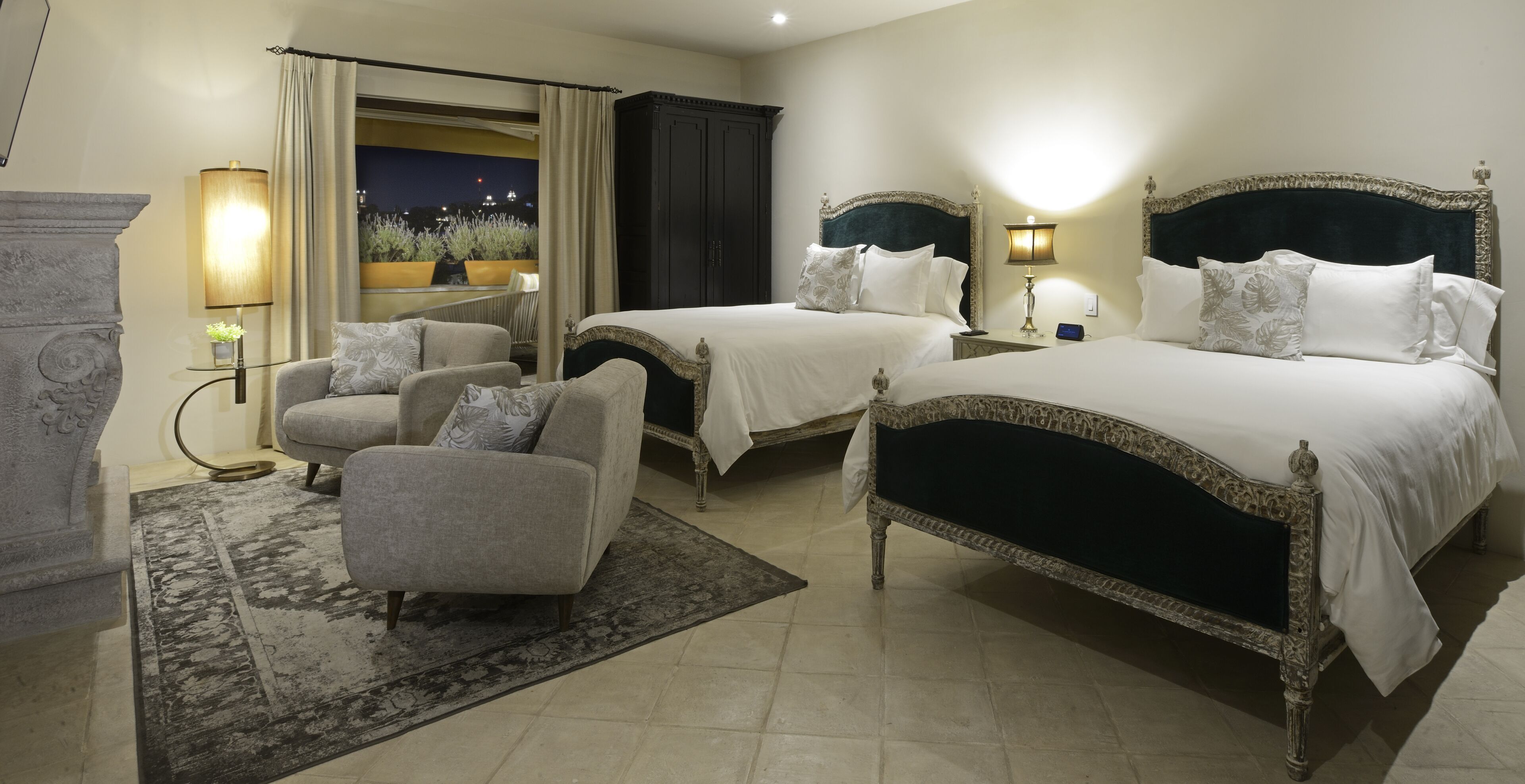 Frette Italian sheets, premium bedding, down duvets, Select Comfort beds