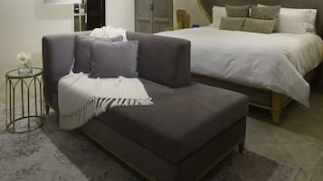 Master Suite | 1 dormitorio, sábanas italianas Frette, ropa de cama de alta calidad