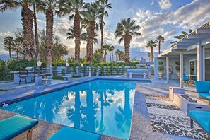 Una piscina climatizada
