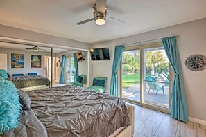 3 habitaciones, tabla de planchar con plancha, internet y ropa de cama