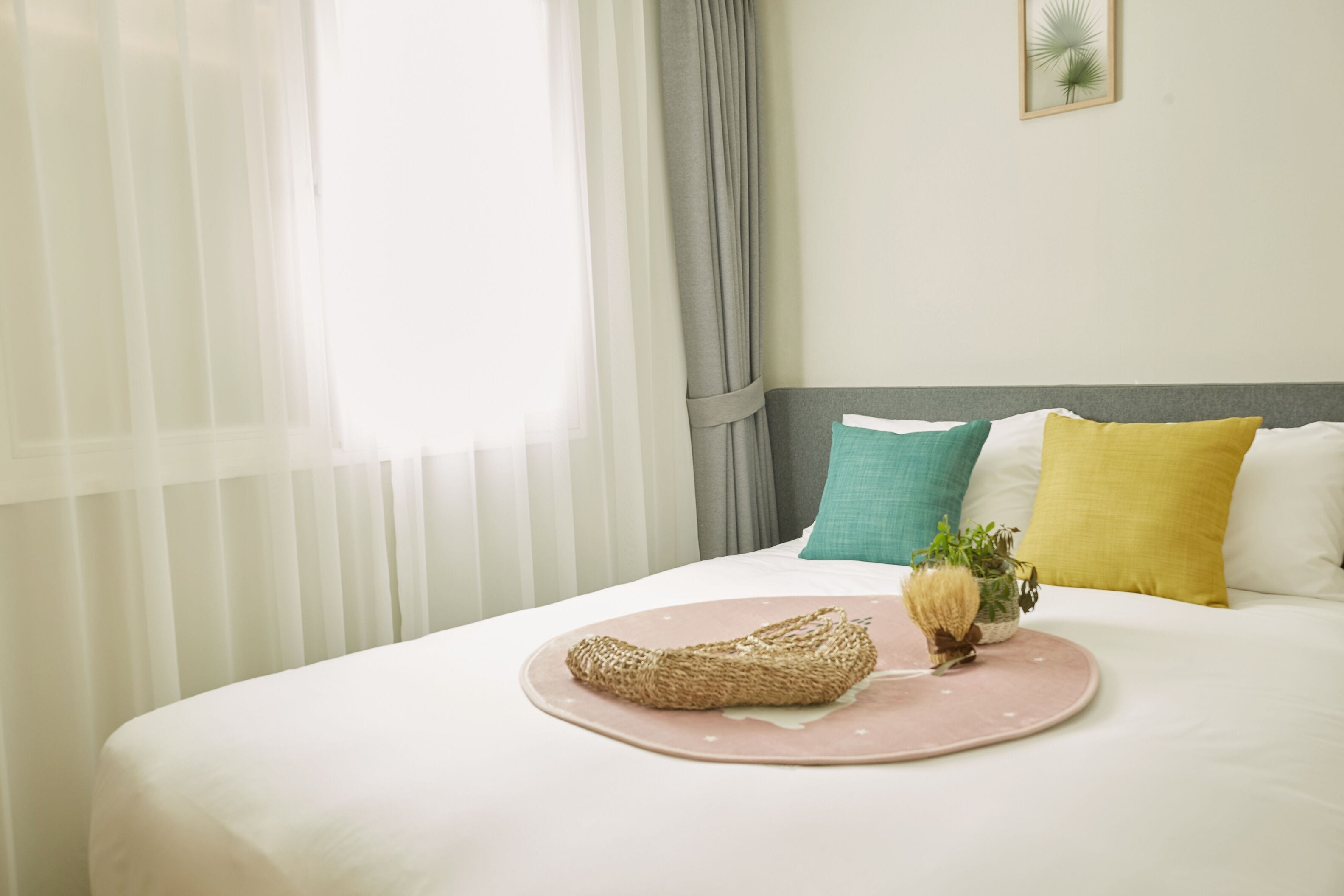 Deluxe Family Twin Room | ميني بار ومكتب ومساحة عمل للكمبيوتر المحمول وستائر تعتيم