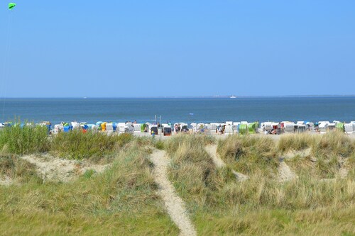 Nordseeküste,Sandstrand,Terasse,kleine Haushälfte Neu!
