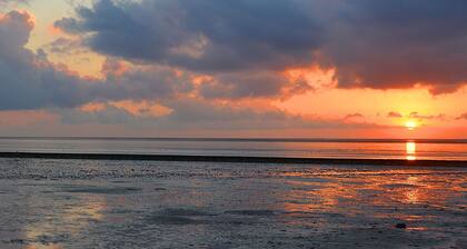 Nordseeküste,Sandstrand,Terasse,kleine Haushälfte Neu!