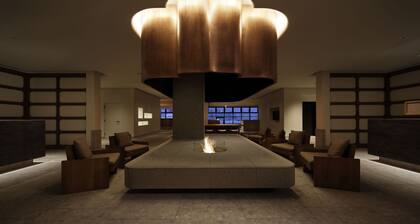 Situated within the Shiki building and looking toward the Grand Hirafu slopes.