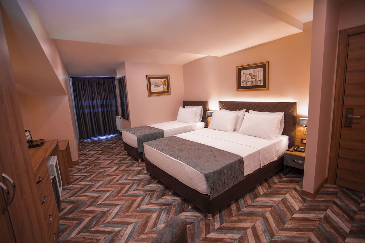 deluxe room, terrace, sea view | egyptian cotton sheets, premium bedding, memory-foam beds, free minibar