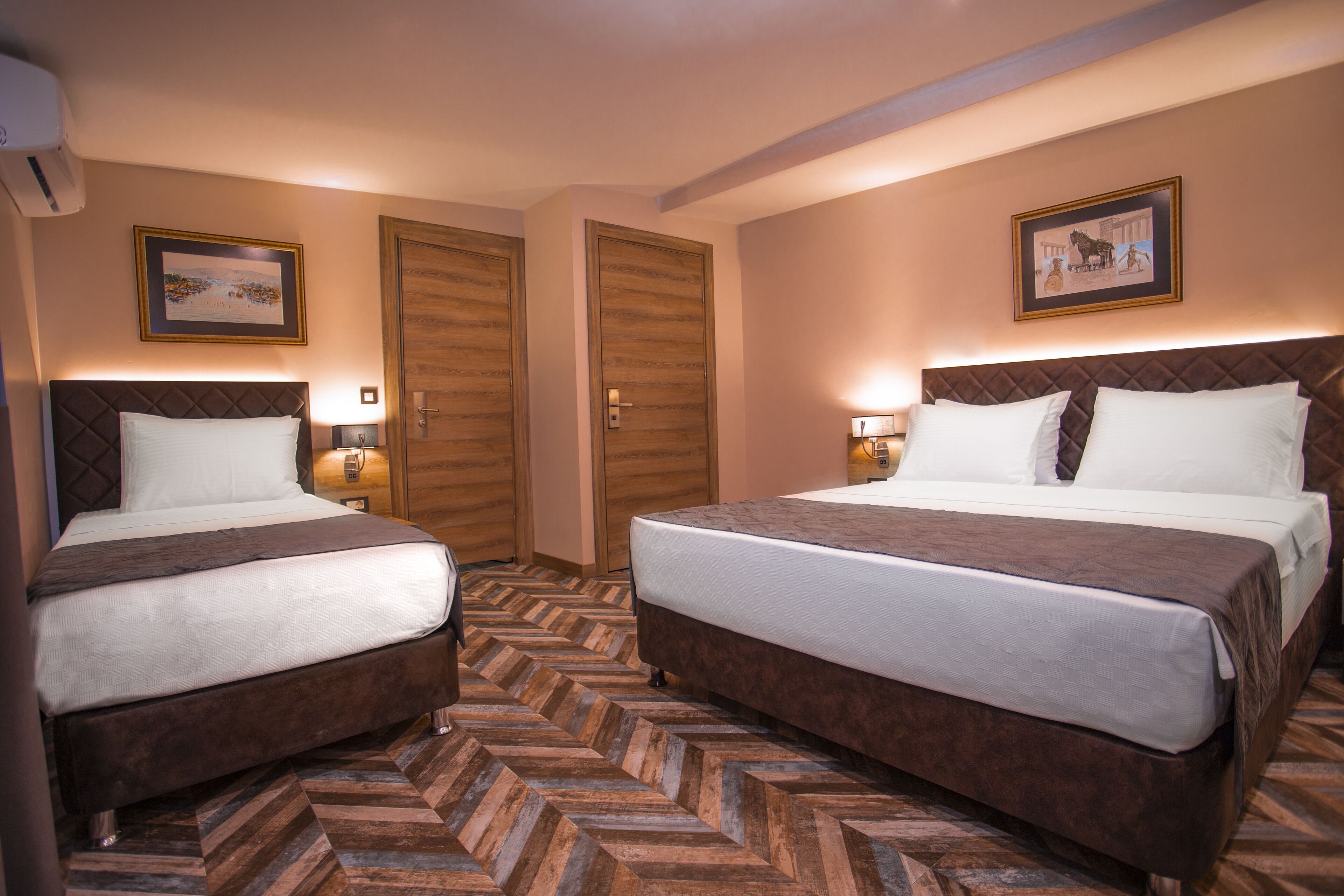 Deluxe Room, Terrace, Sea View | Egyptian cotton sheets, premium bedding, memory foam beds, free minibar