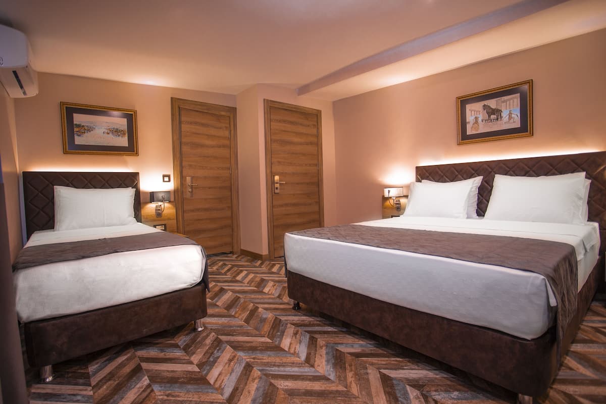 deluxe room, terrace, sea view | egyptian cotton sheets, premium bedding, memory-foam beds, free minibar