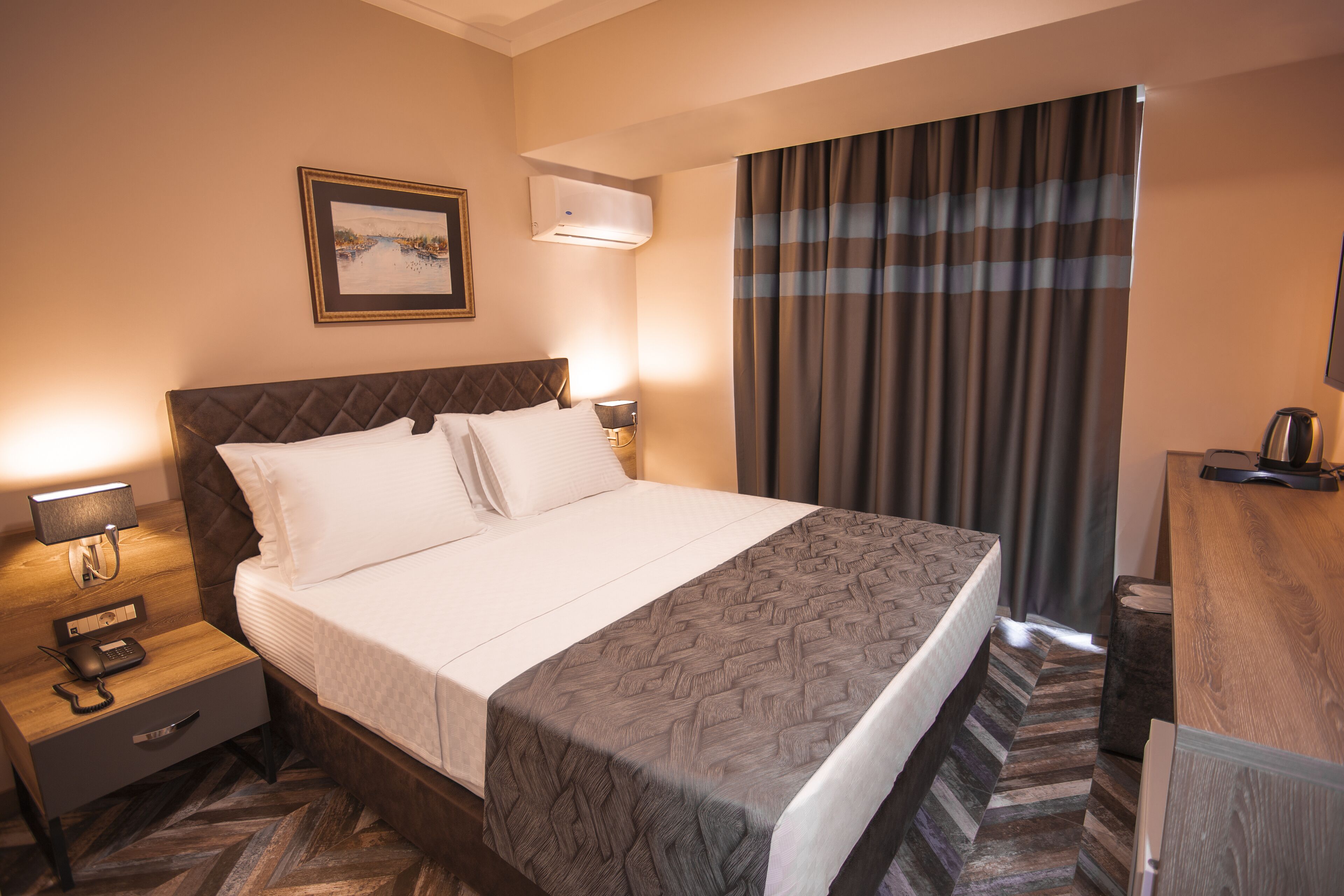 standard double room, city view | egyptian cotton sheets, premium bedding, memory-foam beds, free minibar