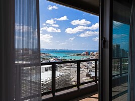 Vistas a la ciudad desde el alojamiento