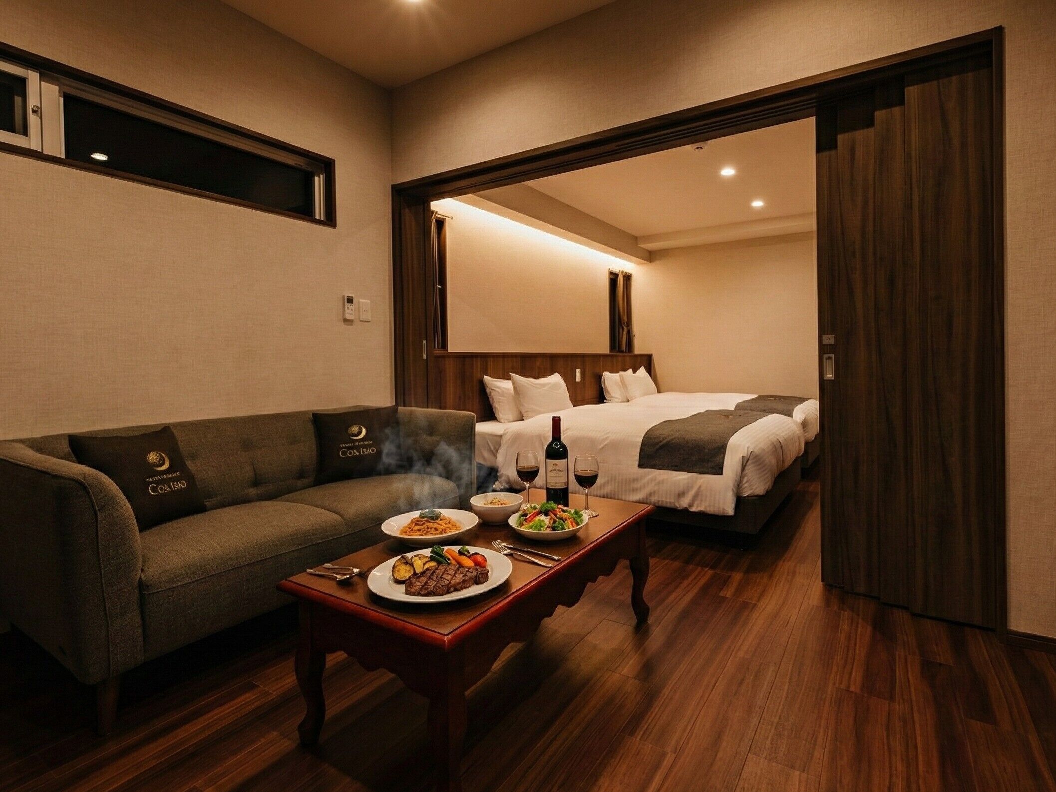 Untuvapeitot, pimennysverhot, ilmainen Wi-Fi, vuodevaatteet