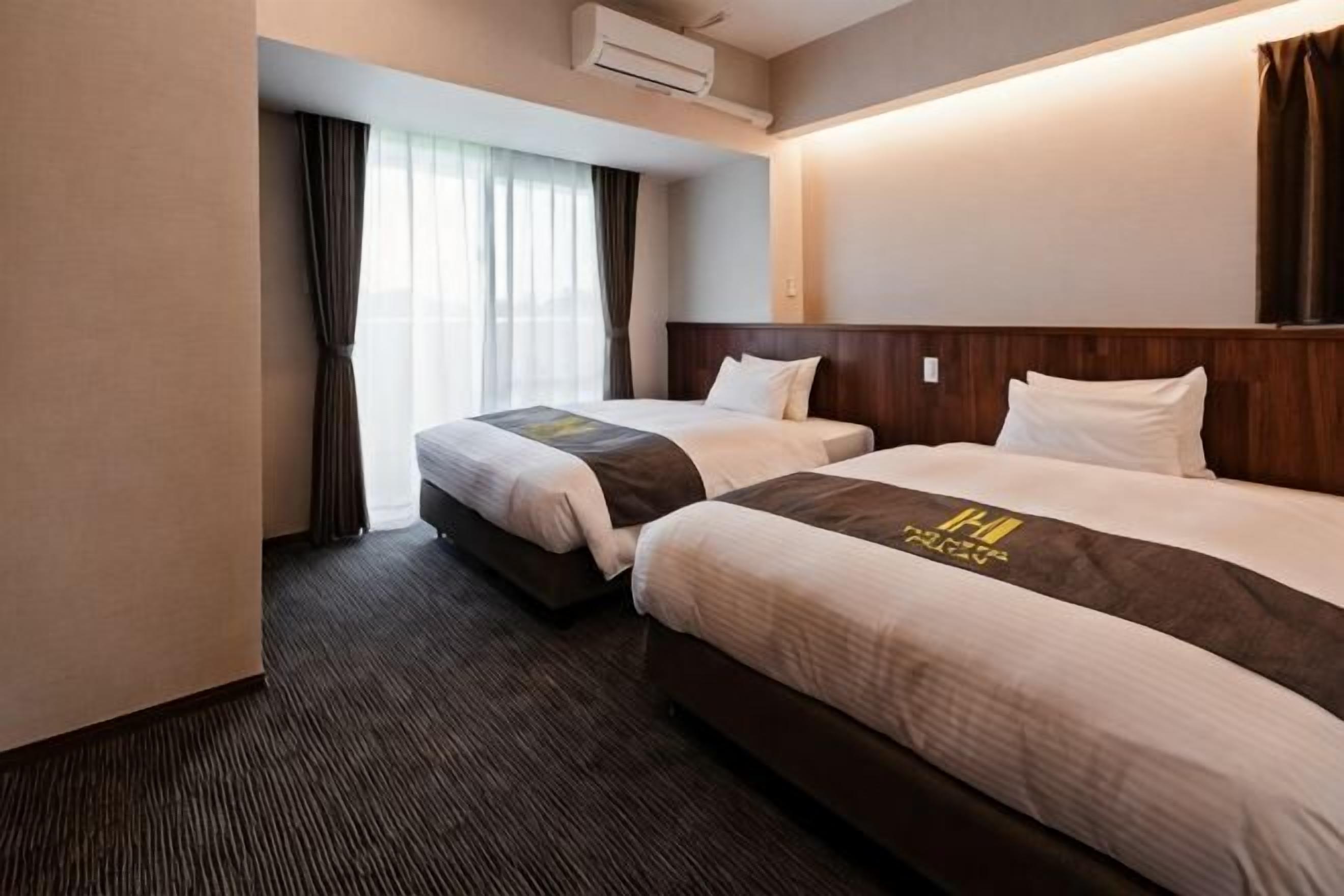 Down duvets, blackout curtains, free WiFi, bed sheets