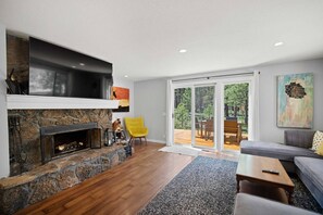 تلفزيون، مدفأة