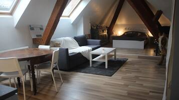 Grande chambre studio 2 à 4 personnes kitchenette | 1 chambre, décoration personnalisée, ameublement personnalisé