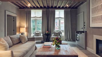 One Bedroom Suite | Living area | Smart TV, tablet, heated floors